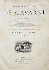 Oeuvres choisies de Gavarni.