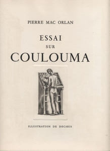 Essai sur Coulouma.