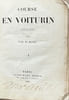 Course en voiturin (Italie et Sicile). . MUSSET (Paul de).  