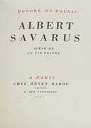 Albert Savarus.  par BALZAC (Honoré de).  LISSAC (Pierre).  - Image 2