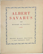Albert Savarus.  par BALZAC (Honoré de).  LISSAC (Pierre).  - Image 3