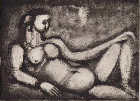 Quatorze planches gravées pour Les Fleurs du Mal. . BAUDELAIRE (Charles). ROUAULT (Georges).