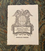 Cent ans d'Industrie Chimique : 1825-1925. Draeger, 1925, in-4, br., rel. simili cuir, filets dorés et titre doré sur le premier plat, 137 pp.  par PUBLICITE. KUHLMANN Ets.  HEMJIC. - Image 3