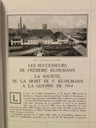 Cent ans d'Industrie Chimique : 1825-1925. Draeger, 1925, in-4, br., rel. simili cuir, filets dorés et titre doré sur le premier plat, 137 pp.  par PUBLICITE. KUHLMANN Ets.  HEMJIC. - Image 4