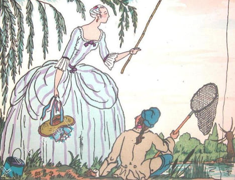"Partie de pêche". . ARNOUX (Guy).