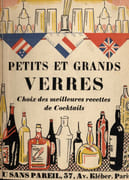 Petits et grands verres : choix des meilleurs cocktails.  par TOYE (N.) et ADAIR (A.-H.).  LABOUREUR (Jean-Emile).   - Image 1