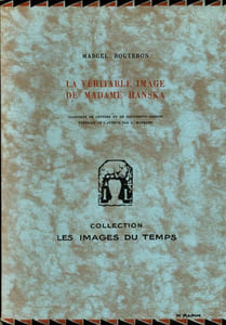La véritable image de madame Hanska.