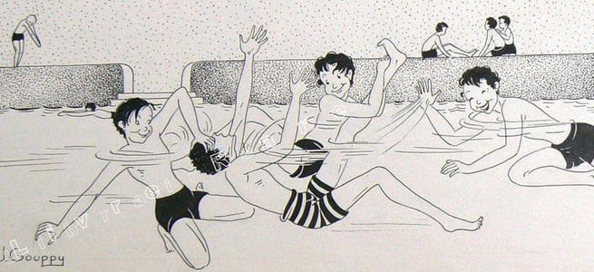 "Le Bain".