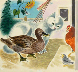 "Coucou es-tu là ? Roussette et le chat".