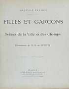 Filles et garçons.  par FRANCE (Anatole).  BOUTET DE MONVEL (Maurice).  - Image 4