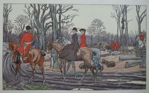 "Chasse à courre". 