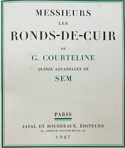 Messieurs les ronds-de-cuir.
