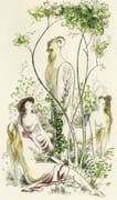 Oeuvres poétiques. P., Vial, 1948, 6 vol. in-8 en ff sous emb.  par VERLAINE.  CLOUZOT ( Marianne), FERRERO (R.), BERTHOMME SAINT-ANDRE,  PERRAUDIN (Paul), SCHEM,  SERRES (Raoul). - Image 1