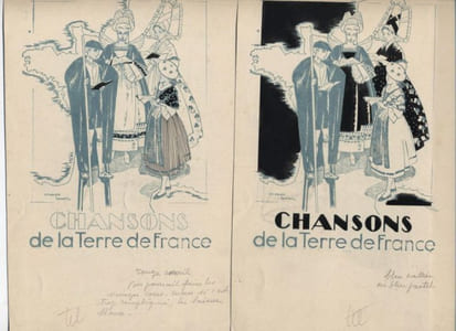 "Chansons de la terre de France".