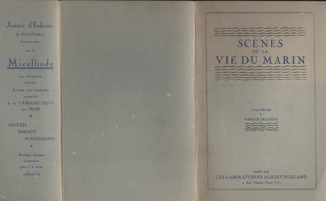 Scènes de la vie du marin. . LABORATOIRES ALBERT ROLLAND. SALCEDO (Maggie).
