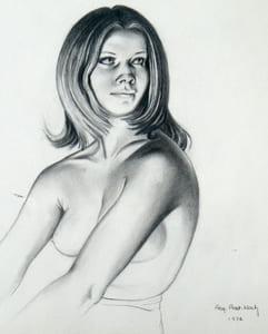 "Jeune fille en buste".