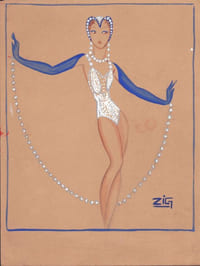 "Les gants bleus".