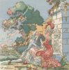 Six compositions à encadrer du peintre François BOSCHER.. . CASINO de VICHY.