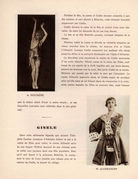 "La fille mal gardée", "Dionisus","Divertissements".Représentations à Paris de Anna Pavlova. . [BALLETS RUSSES-PROGRAMME]. KORSAKOV ...