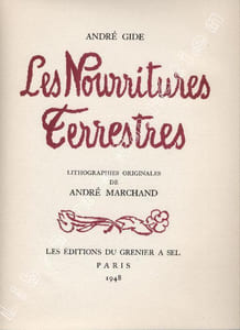 Les Nourritures terrestres.