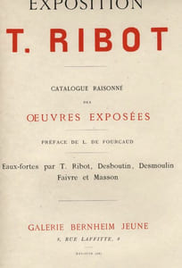 Exposition T. Ribot.