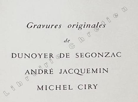 Histoire d'un Palais de Paris : L'Elysée. . BAUER (Gérard). CIRY (Michel) , JACQUEMIN (André) , DUNOYER DE SEGONZAC (André).