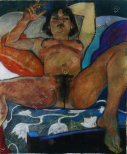 "Monique-Etude pour l'Olympia".