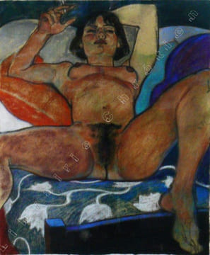 "Monique-Etude pour l'Olympia".. BASTOW (Michael).