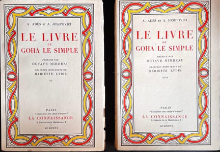 Le Livre de Goha le Simple. 