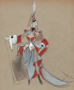 "Maquettes pour la Grande Duchesse de Gérolstein".