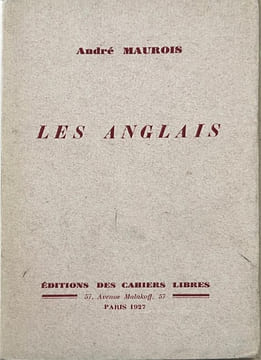 Les Anglais.. MAUROIS (André), WASHBURN (Claude C.). ALEXEIEFF (Alexandre).