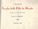 La Plus Belle Fille du monde. Croquis de La Vie Parisienne. . CARLEGLE (Charles Emile EGLI, dit).  