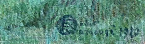 "Nu champêtre à la flute de Pan.". RAMAUGE (Roberto).