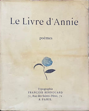 Le Livre d'Annie.. DERENNES (Charles). IRIBE (Paul), GANDON (Pierre).