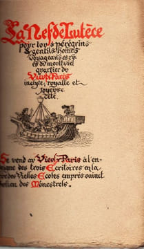 La Nef de Lutèce.. ROBIDA (Alfred).