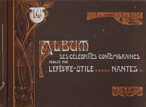 Album des Célébrités Contemporaines publié par Lefèvre-Utile. . LEFEVRE-UTILE.  MUCHA (Alphonse), GUILLAUME (Albert), LOIR (Luigi), POULBOT, ...