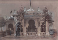 Pavillon Amer-Picon pour l'exposition de Bordeaux  de 1895.