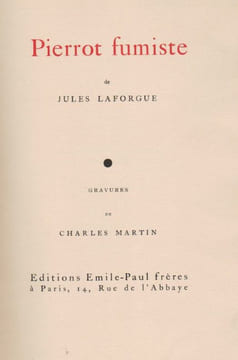 Pierrot fumiste. Gravures de Charles MARTIN. . LAFORGUE (Jules). MARTIN (Charles).