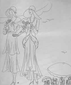 "Premiers parasols".