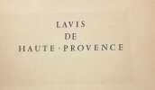 Lavis de Haute-Provence..  MANESSIER (Alfred).