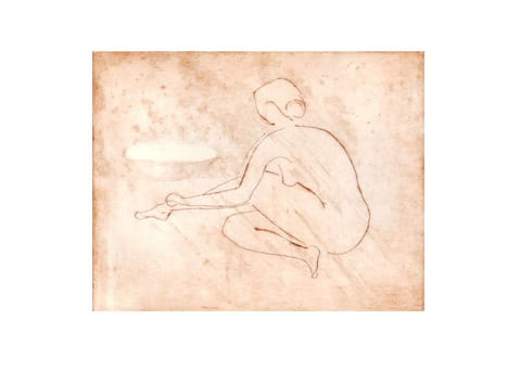 "Ablution-Nu au tub".. CASTELNUEVO (Guy de CHATEAUNEUF RANDON, dit).