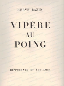 Vipère au poing.