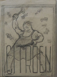 "Projet d'affiche Citroën".