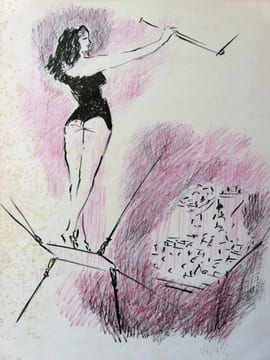 "Le Cirque - La Trapéziste.". VERTES (Marcel).