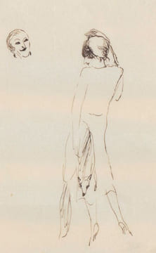 "Dame seule". . VERTES (Marcel).