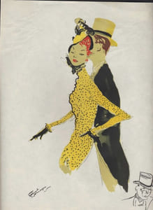 "Jeune couple élégant".