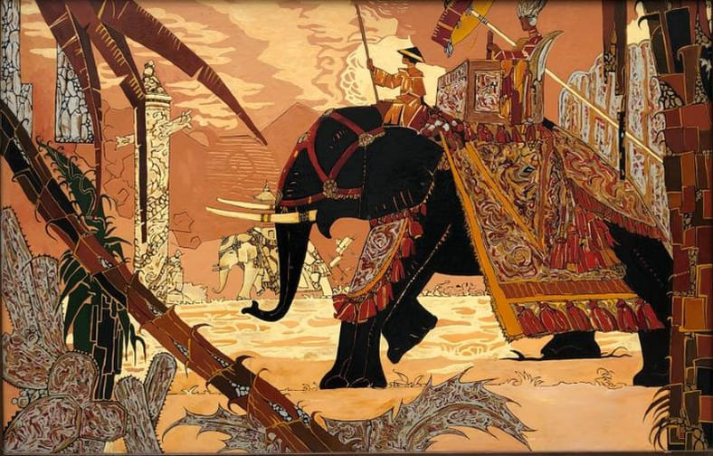 " La Promenade du Sultan - Histoire de l'Adolescente de l'Île de Cristal ".