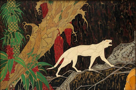 "Panthère blanche - Histoire de l'Adolescente de l'Île de cristal".. MARDRUS (Joseph-Charles). PRIOU (Gaston).