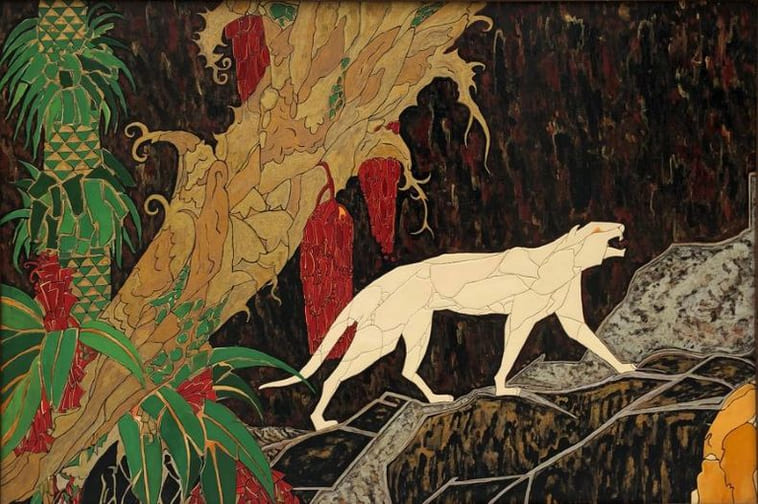 "Panthère blanche - Histoire de l'Adolescente de l'Île de cristal".