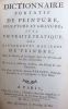 Dictionnaire portatif de Peinture, sculpture et gravure.. PERNETY (Dom Antoine-Joseph).
